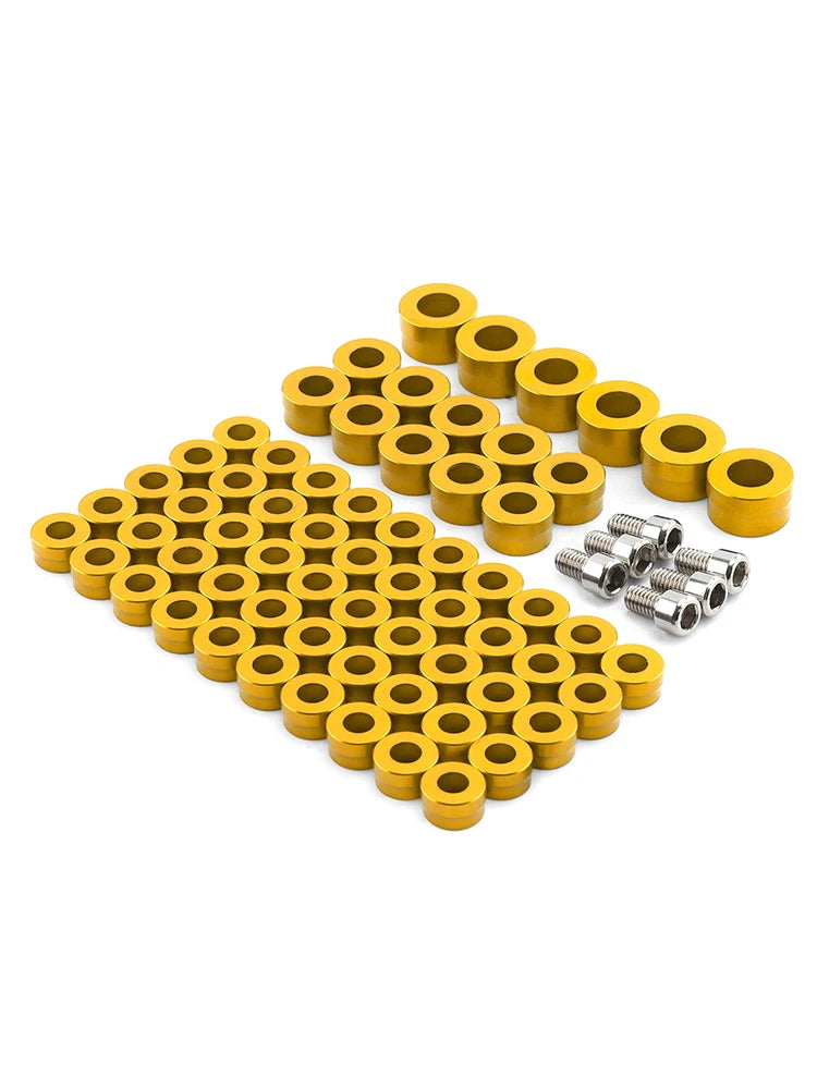Kit de 66 caches de vis en aluminium pour Harley - vue 4