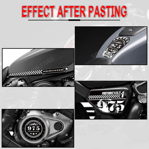 Autocollant décoratif sur réservoir de Harley Nightster - vue 6