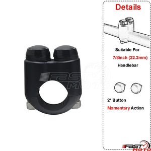 Commodo à boutons poussoirs pour guidon Harley - vue 13