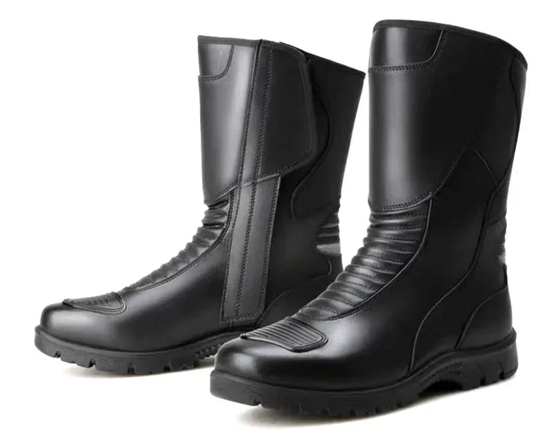 Bottes Moto Homme Renforcées Imperméables - vue d'ensemble