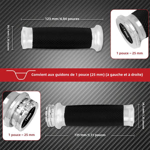 Poignées 1 pouce pour Harley Sportster et Dyna - vue 3