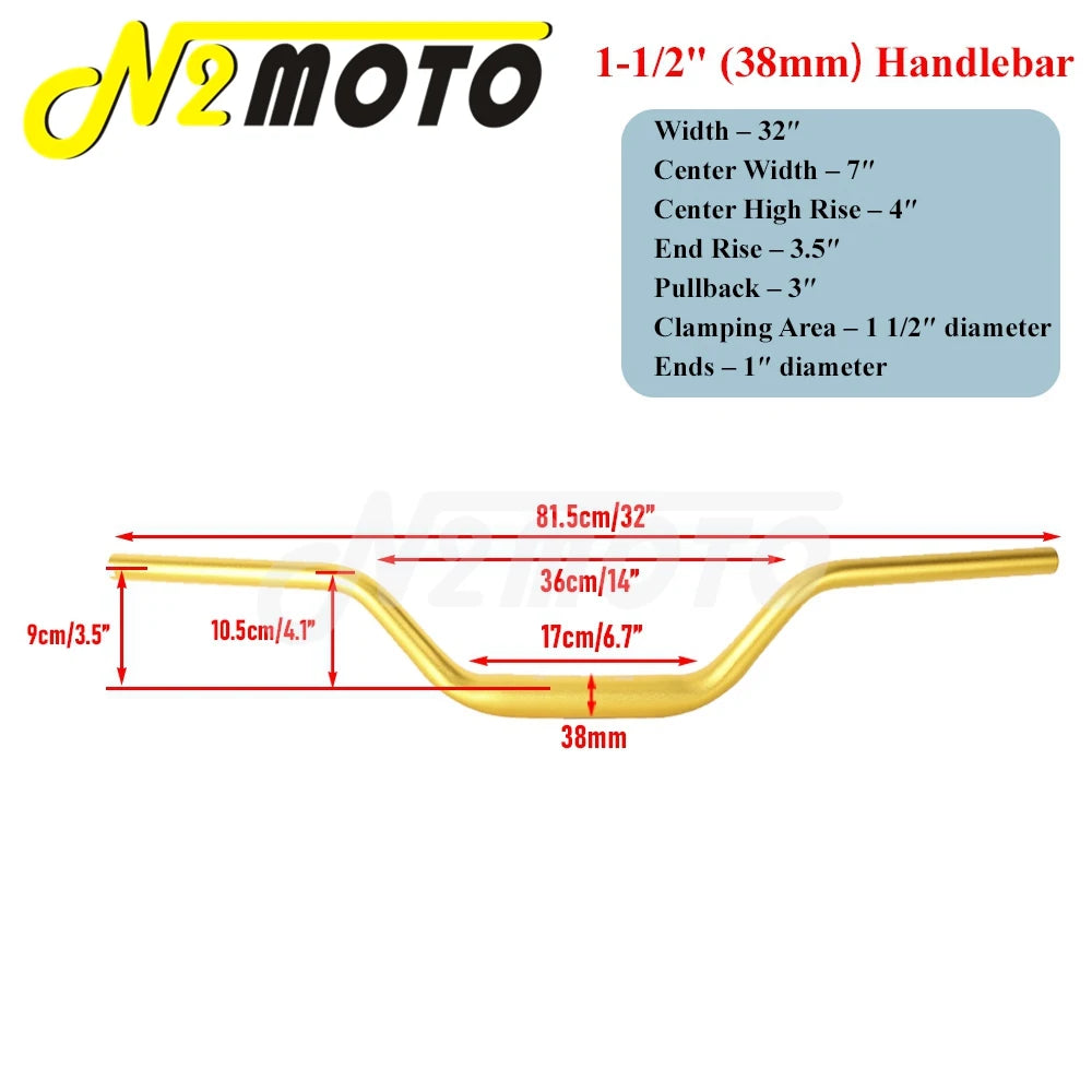 Guidon moto noir style club pour Harley-Davidson - vue 7