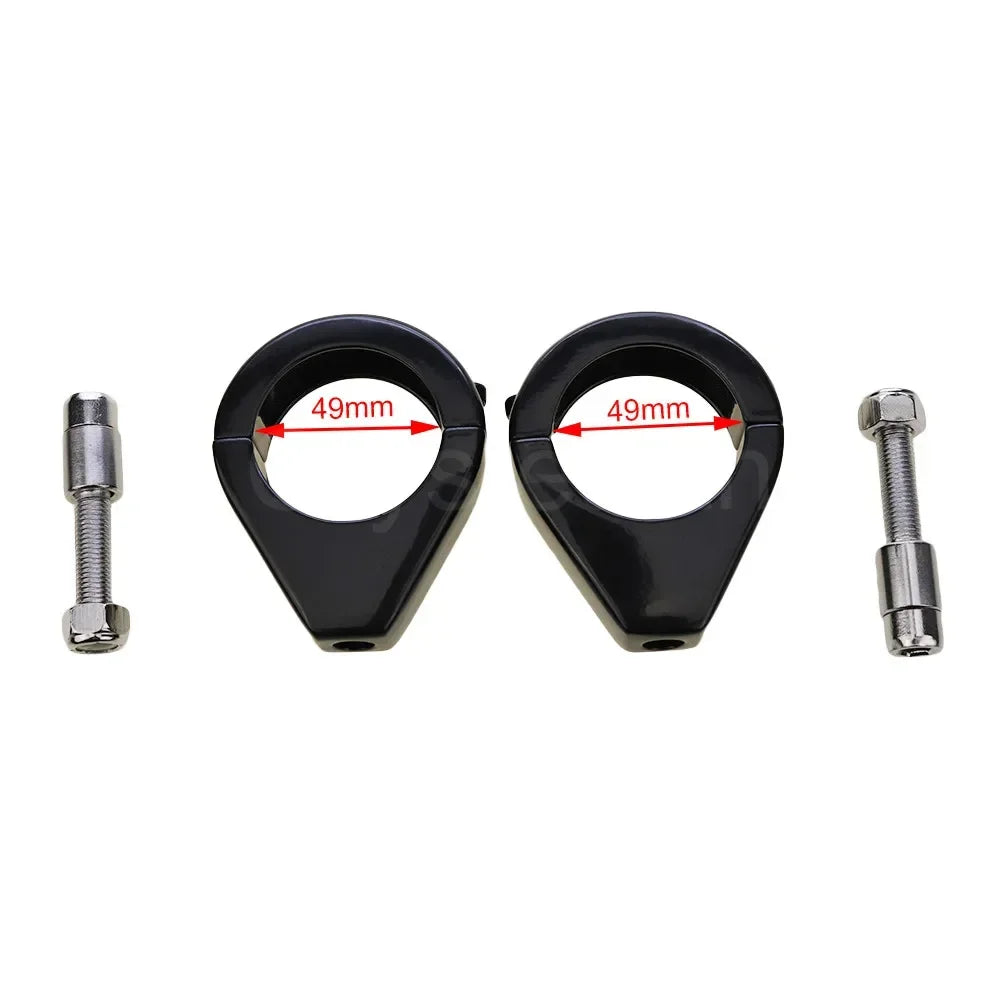 Colliers de fourche pour clignotants pour Harley Sportster Dyna Softail - vue 5