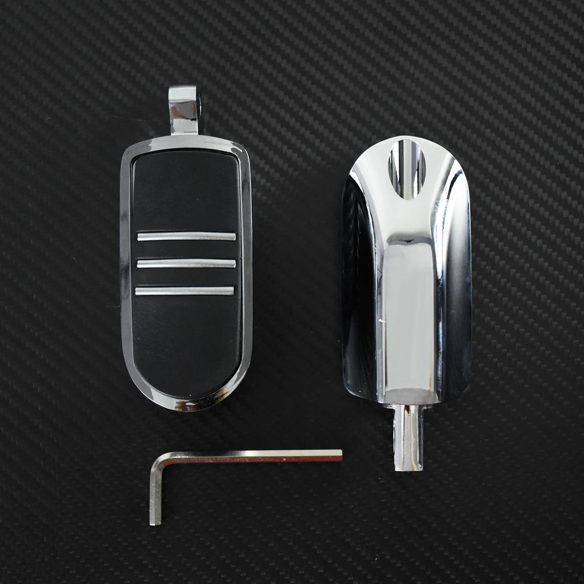 Repose-pieds autoroutiers (highway pegs) à embase mâle pour Harley-Davidson – photo 3/7