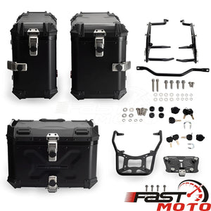 Top case et sacoches latérales en aluminium noir pour Harley Pan America - vue 10