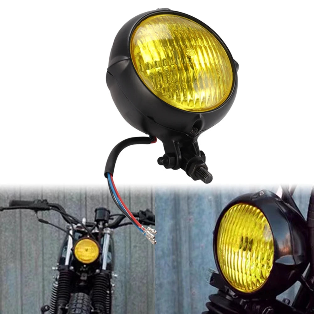 Phare rétro pour Harley chopper - vue 1