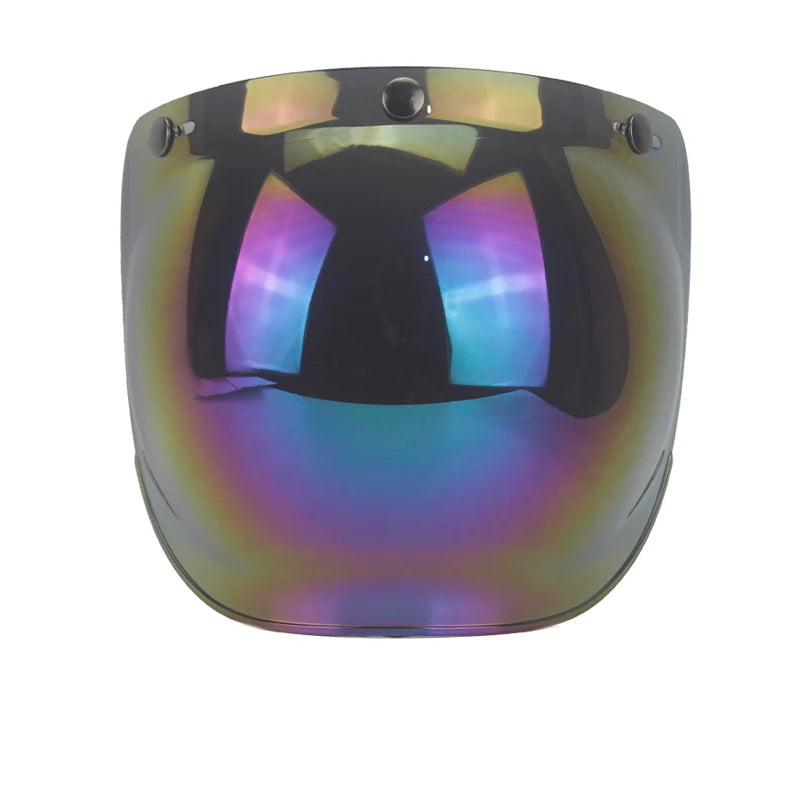 Écran solaire bulle rétro pour casque moto - vue - vue 20
