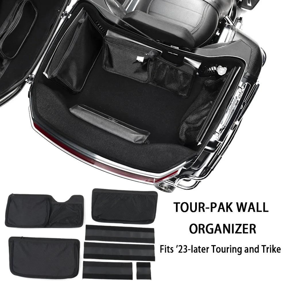 Organiseur Intérieur pour Top Case (Tour-Pak) - Harley-Davidson Touring & Trike 2023 et plus récent – photo 1/6