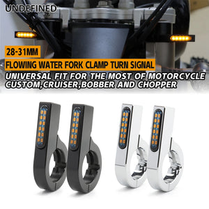 Clignotants LED de fourche pour Harley - vue 1