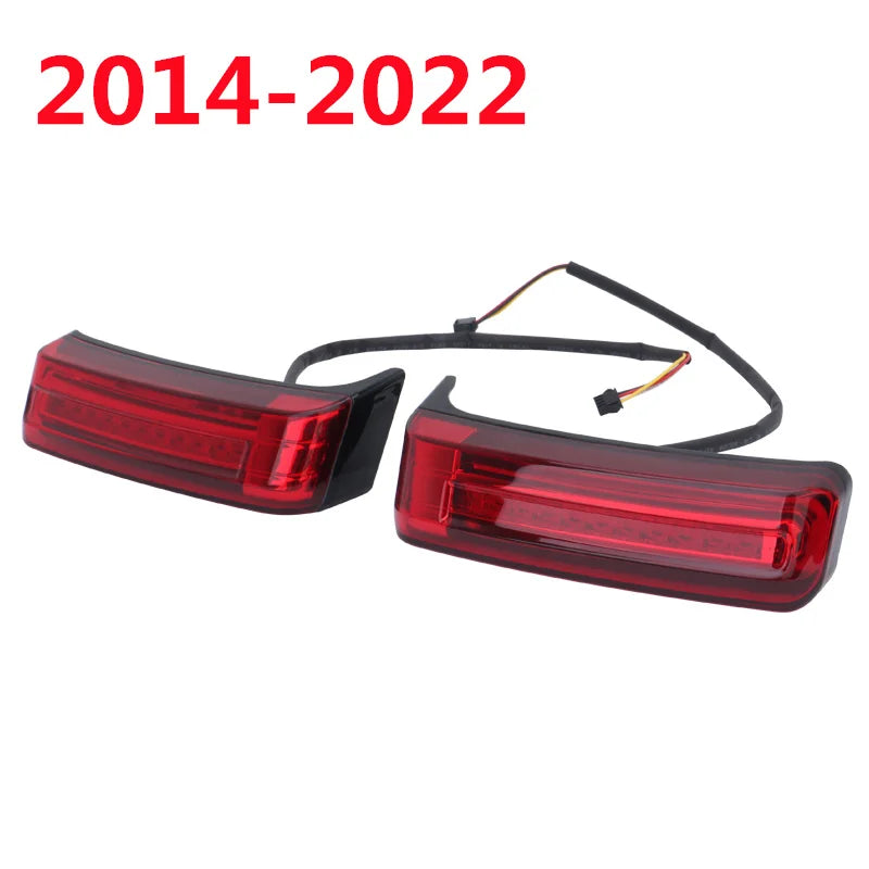 Feux arrière LED de sacoches, clignotants et stop, pour Harley Touring 1997-2022 - vue 7