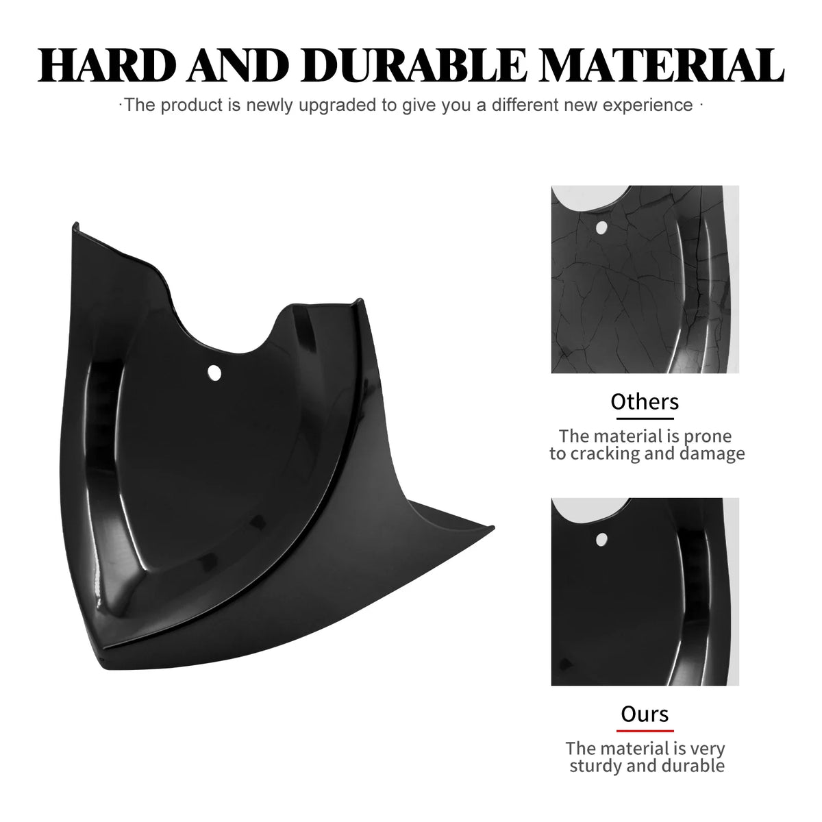 Carénage bas noir mat / spoiler de menton pour Harley-Davidson - vue 5