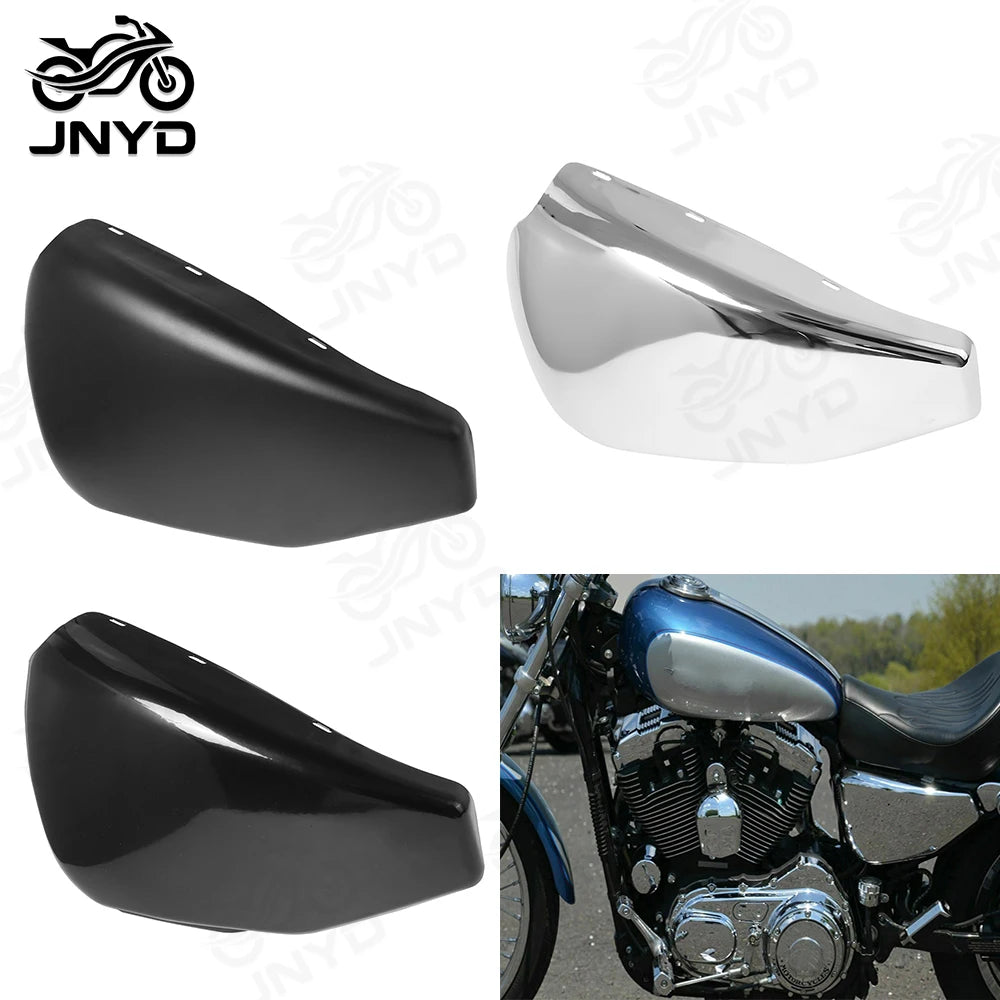 Cache de batterie gauche pour Harley Sportster - vue 1