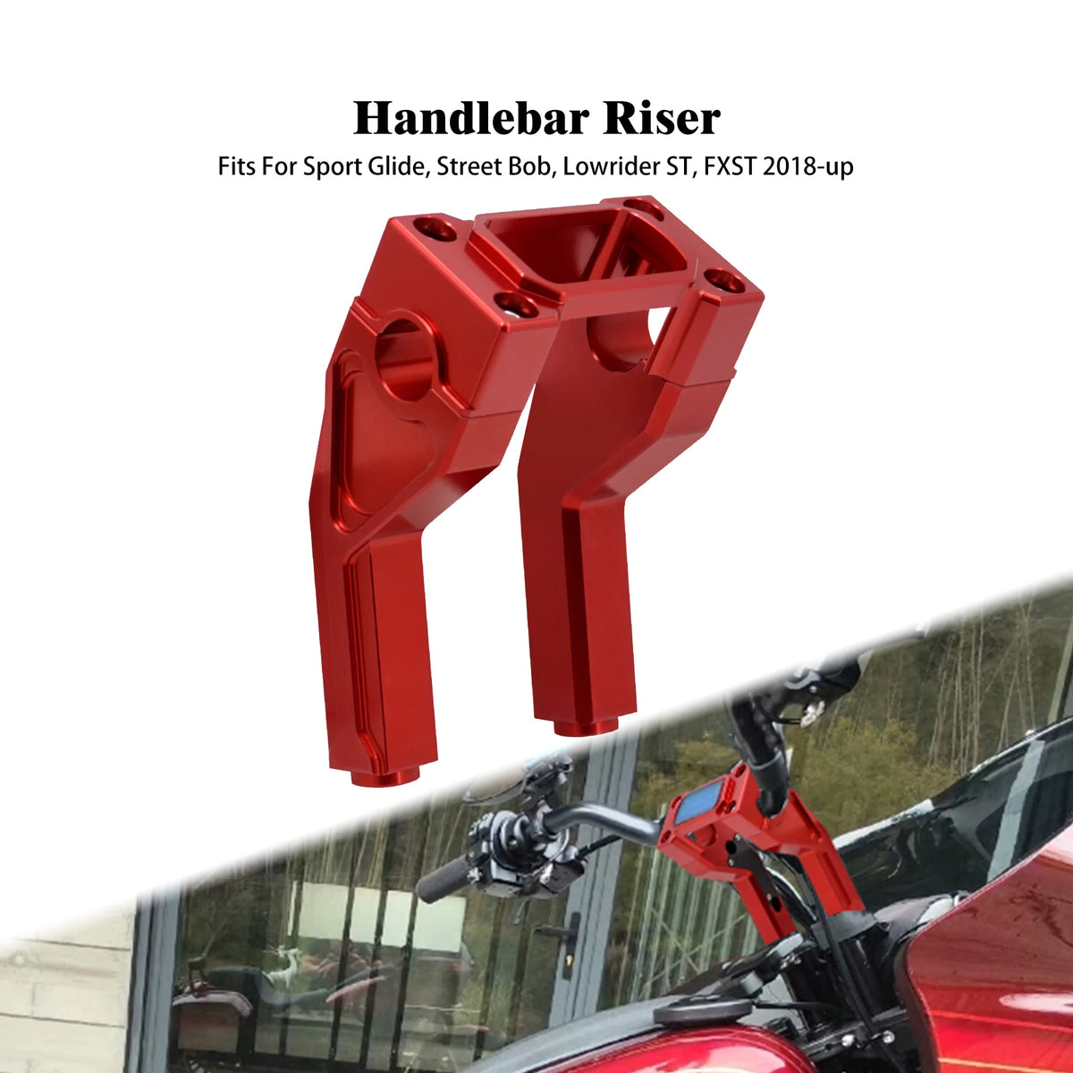 Rehausseurs de guidon 6"/8"/10" avec collier - Harley-Davidson Softail 2018 et plus – photo 7/17