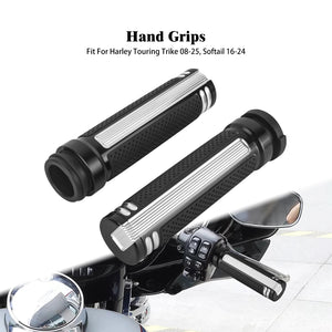 Poignées de guidon électroniques chromées en aluminium pour moto Harley-Davidson - vue 7