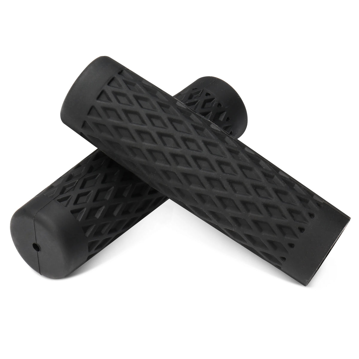 Revêtements de poignées de guidon 1 pouce, motif diamant (la paire) - Harley-Davidson Touring, Softail, Sportster, Dyna – photo 7/7