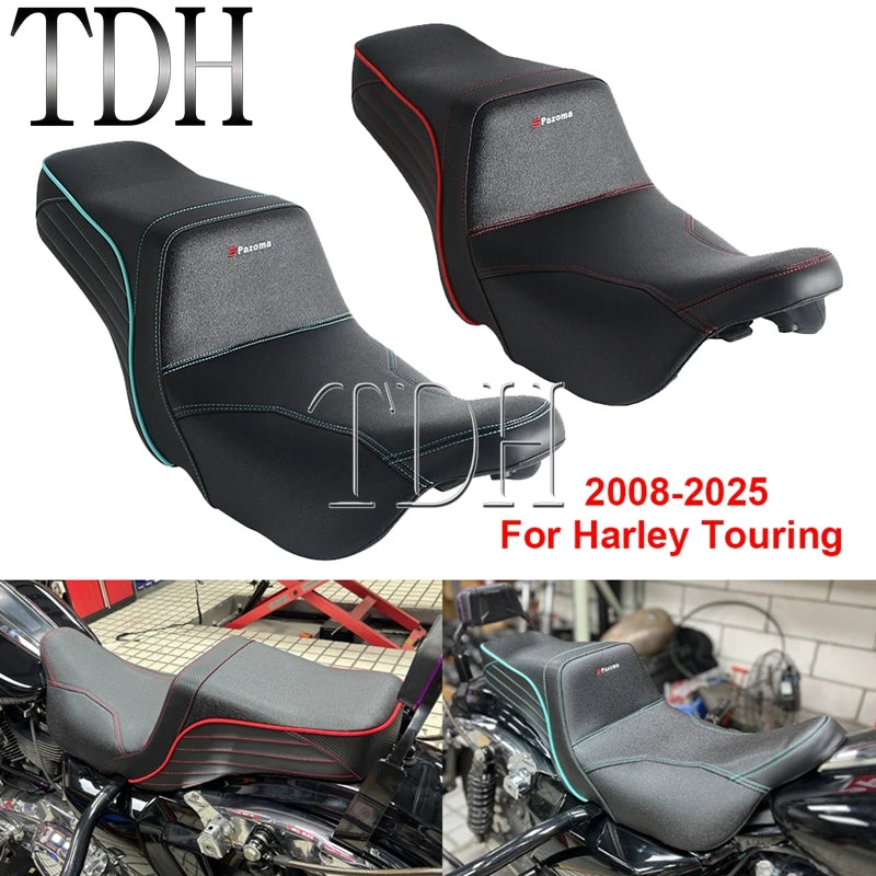 Selle Step-Up conducteur/passager pour Harley-Davidson Touring (2008-2025)