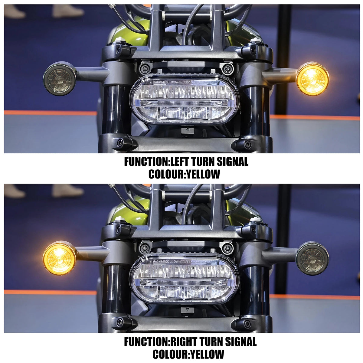Clignotants arrière LED format bullet 1156 pour Harley-Davidson Touring, Softail, Dyna, Sportster, CVO – photo 4/6