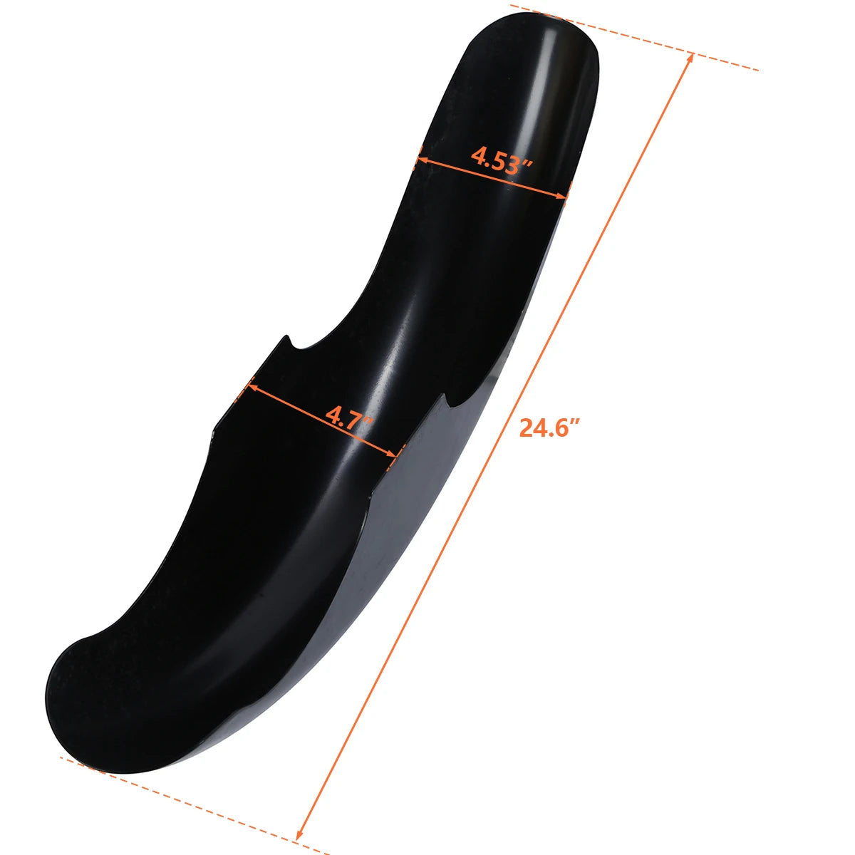 Garde-boue avant enveloppant 21 pouces pour Harley-Davidson Softail bobber - vue 4