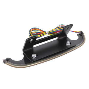 Garde-boue arrière raccourci avec feu LED fumé pour Harley Softail Fat Boy - vue 4