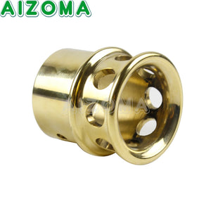 Embouts d'échappement laiton universels 1,75/2/2,25/2,5 po pour Harley-Davidson Chopper, Bobber et Sportster – photo 3/15