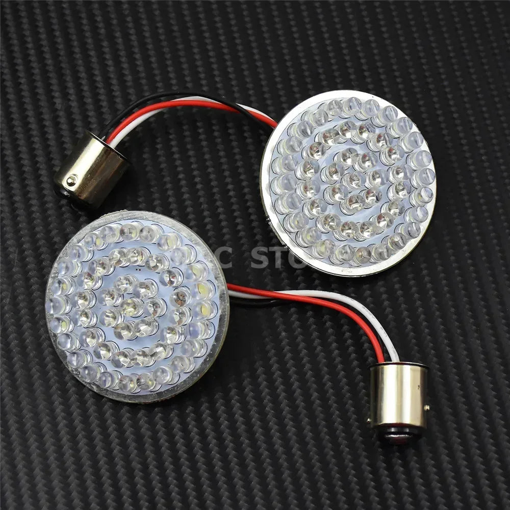 Inserts LED 1157 de clignotant pour Harley Touring Softail Dyna - vue 3