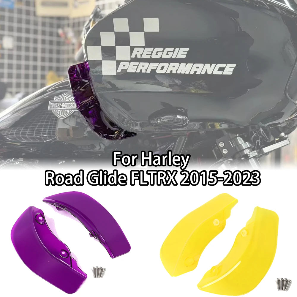 Déflecteurs de Vent Latéraux de Carénage pour Harley Road Glide – photo 1/14