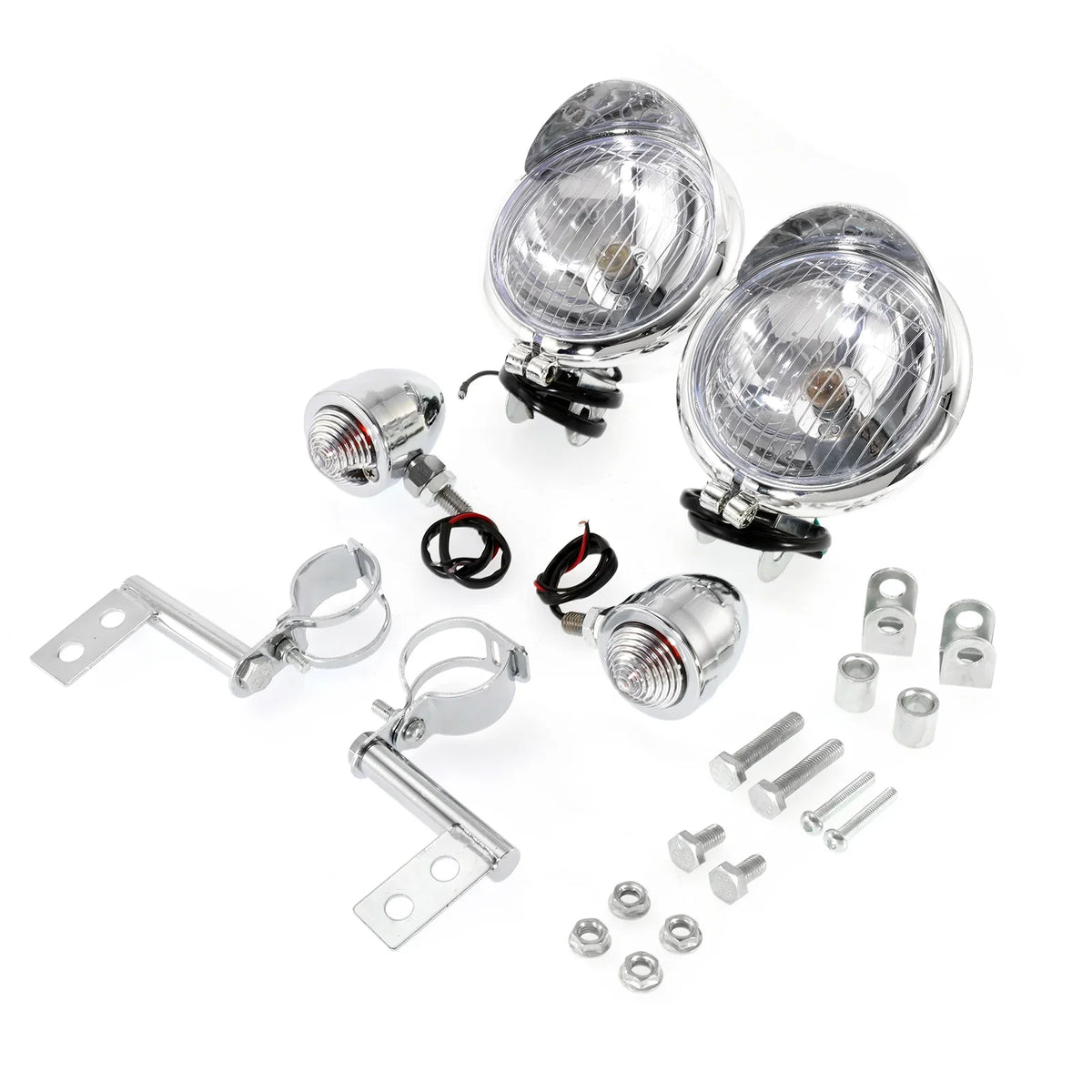 Phares additionnels avec clignotants pour Harley - vue 9