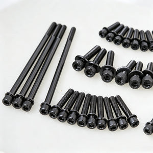 Kit de boulons moteur noirs pour Harley Touring - vue 5