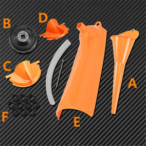 Entonnoir de remplissage d'huile 2-en-1 avec joint pour Harley-Davidson Softail, Dyna, Trike, Touring – photo 5/8