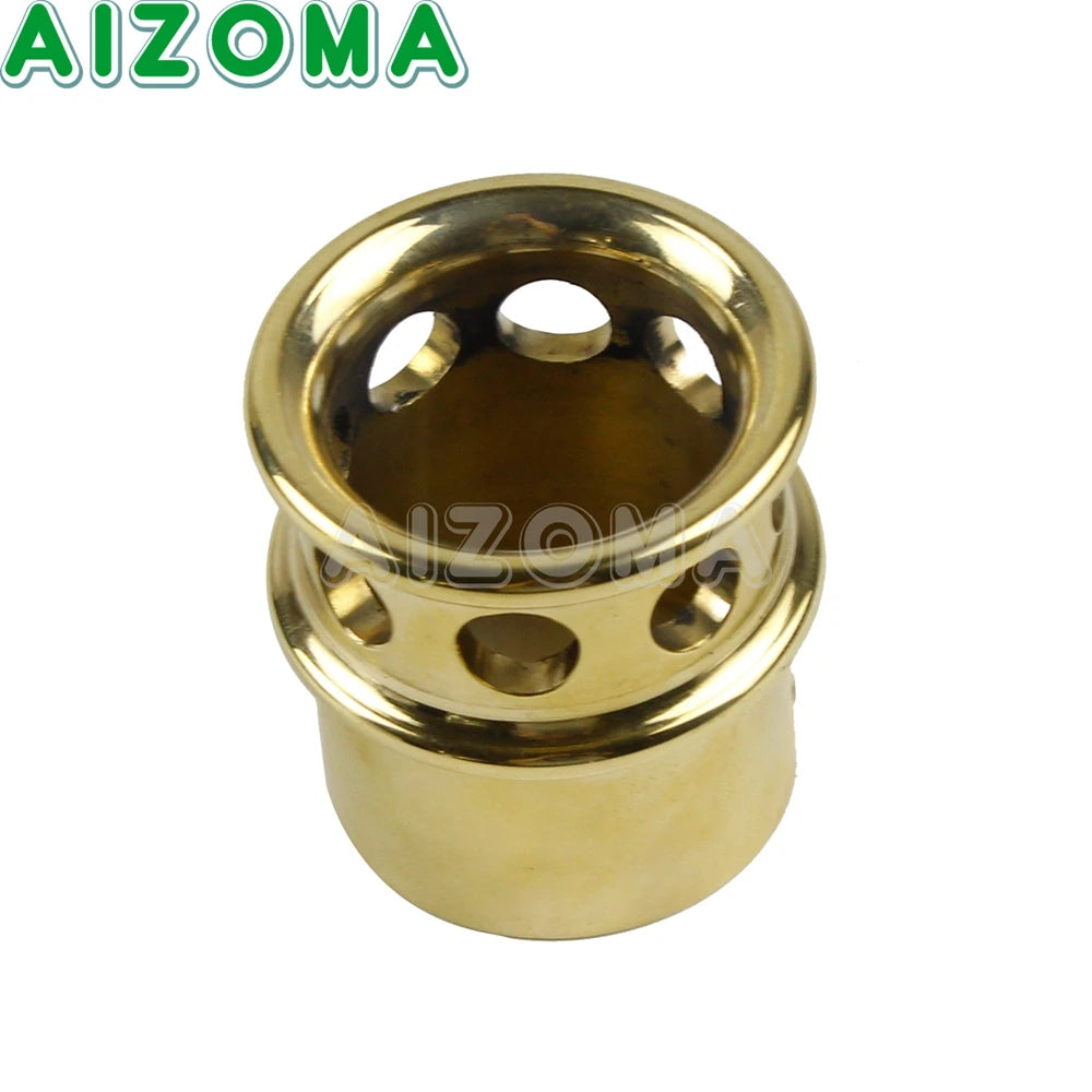 Embouts d'échappement laiton universels 1,75/2/2,25/2,5 po pour Harley-Davidson Chopper, Bobber et Sportster – photo 4/15