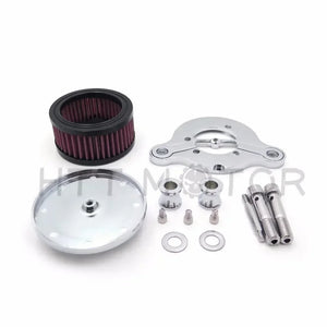 Kit filtre à air chromé pour Harley Sportster - vue 2