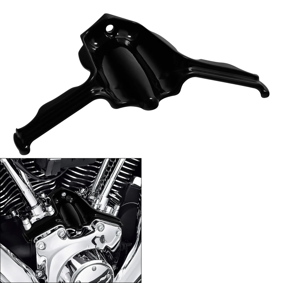 Cache de bloc de poussoirs pour Harley Twin Cam - vue 3