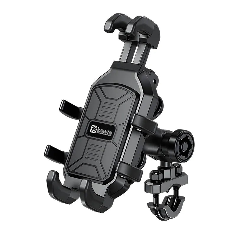 Support téléphone moto anti-vibration – fixation guidon ou rétroviseur pour navigation GPS - vue 5