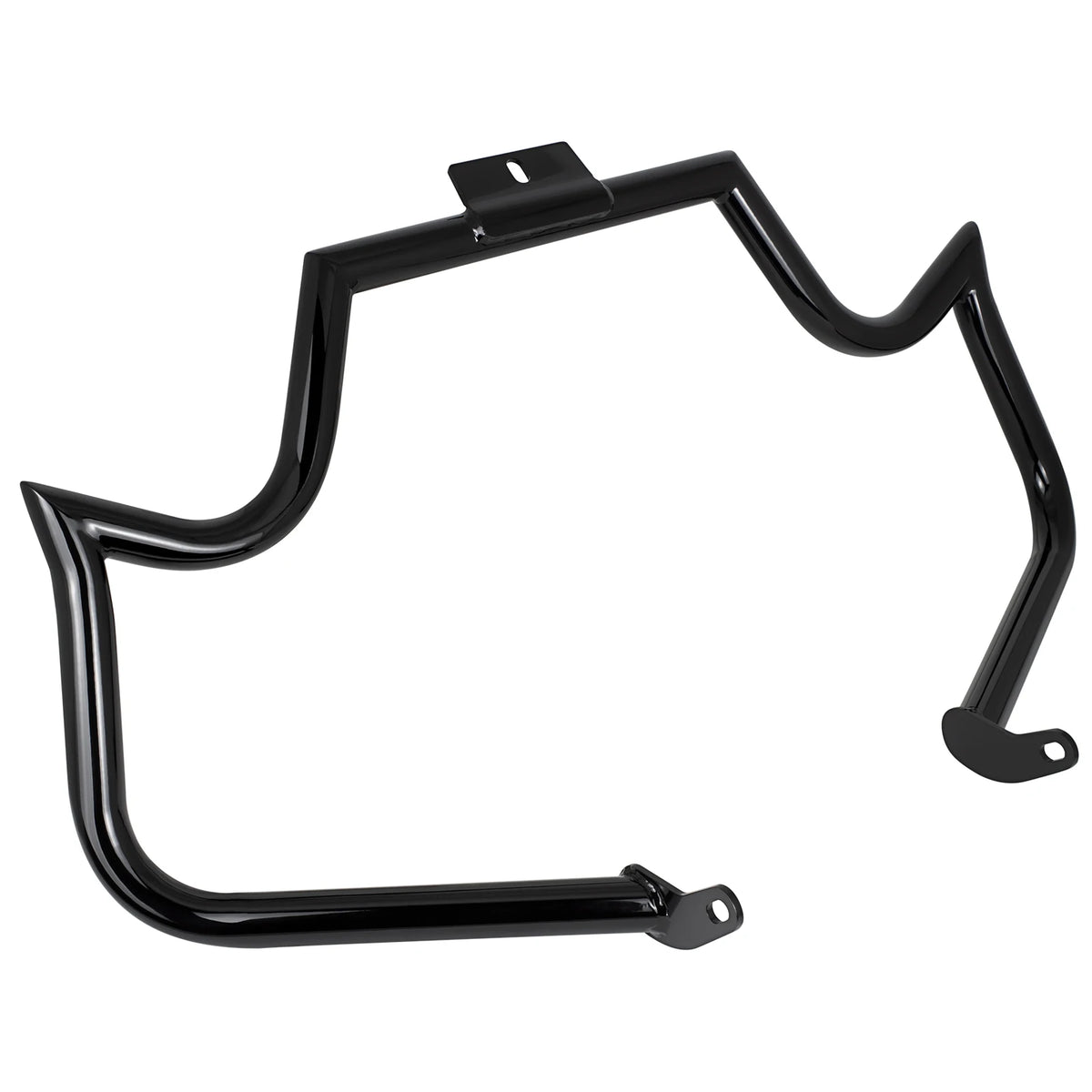 Barre de protection moteur chromée sur Harley Softail - vue 2