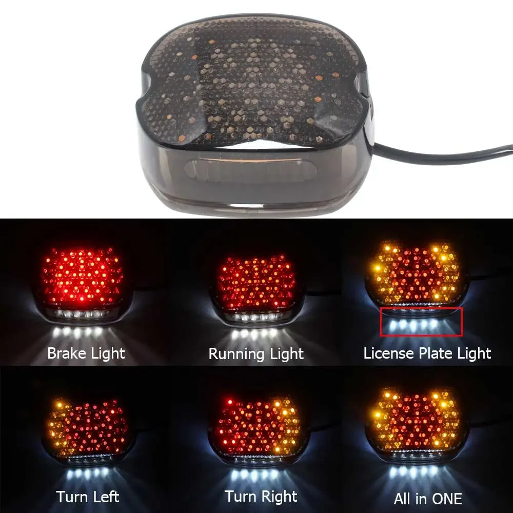 Feu arrière LED tout-en-un pour Harley Touring Softail Dyna Sportster - vue 6