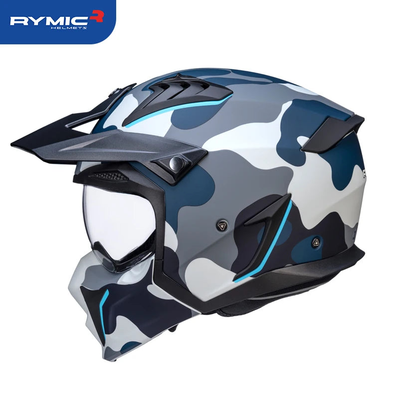 Casque moto modulable style Street Fighter - vue - vue 10