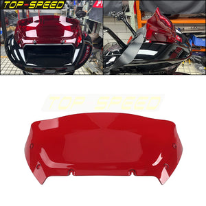 Pare-brise fendu bleu pour Harley Road Glide - vue 16