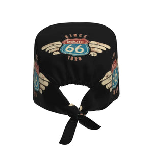 Bonnet léger imprimé Route 66 - vue de face - vue 2