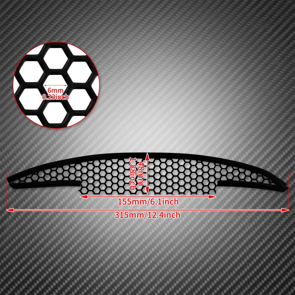 Grille de Ventilation Carénage Supérieur (Mesh) - Harley-Davidson Touring Road Glide 2015-Later – photo 6/8