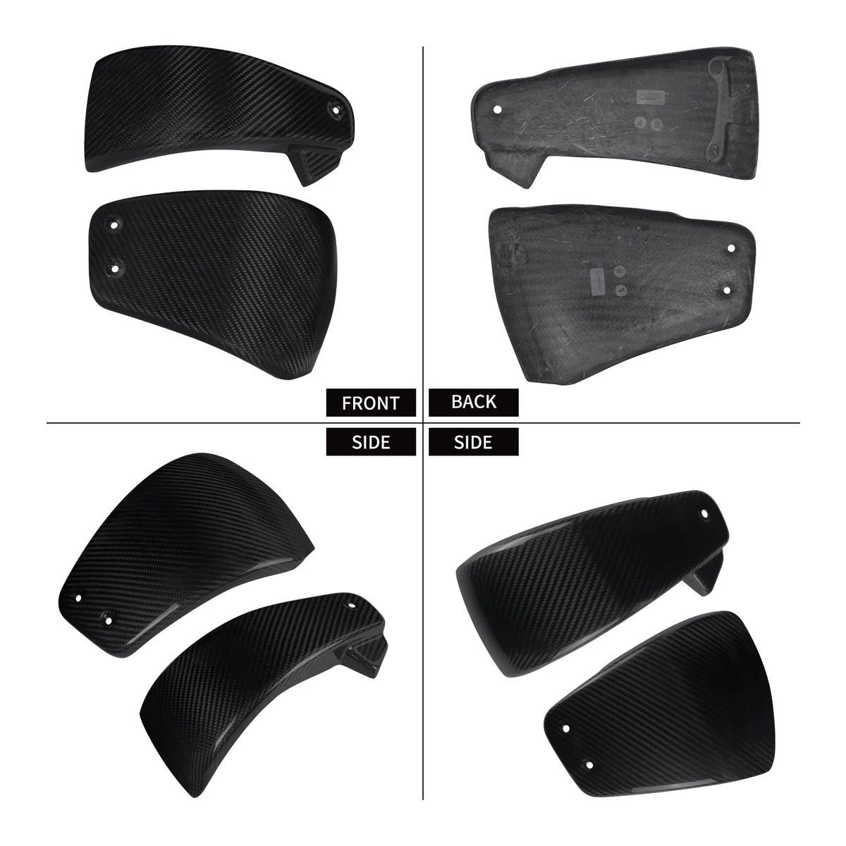 Caches Latéraux de Batterie en Carbone (Carbon Fiber) - Harley-Davidson Softail 2018-2025 – photo 4/6