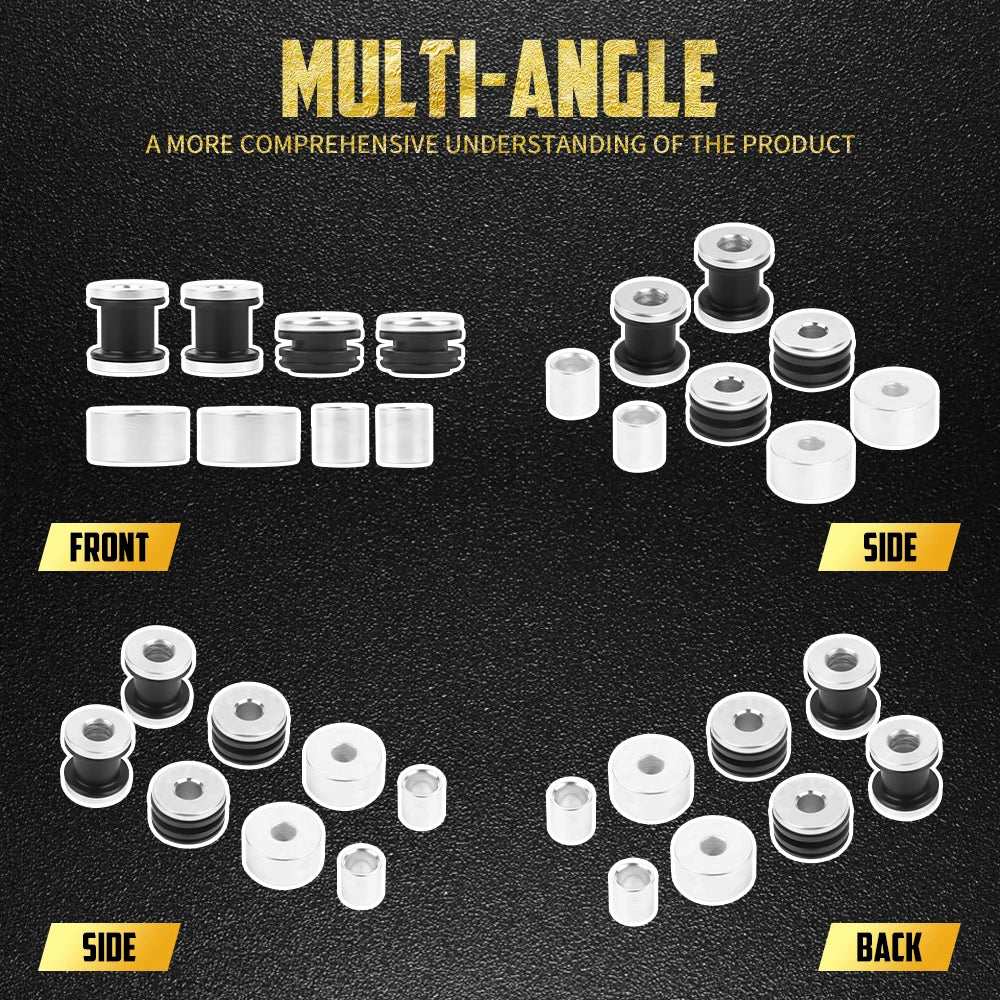 Kit de fixation amovible de dossier et sissy bar en aluminium chromé pour Harley-Davidson Touring 1997-2008