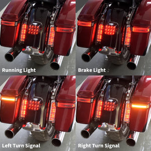 Feux LED de sacoche (position/stop/clignotant) pour Harley-Davidson Touring 2014 et plus – photo 2/10