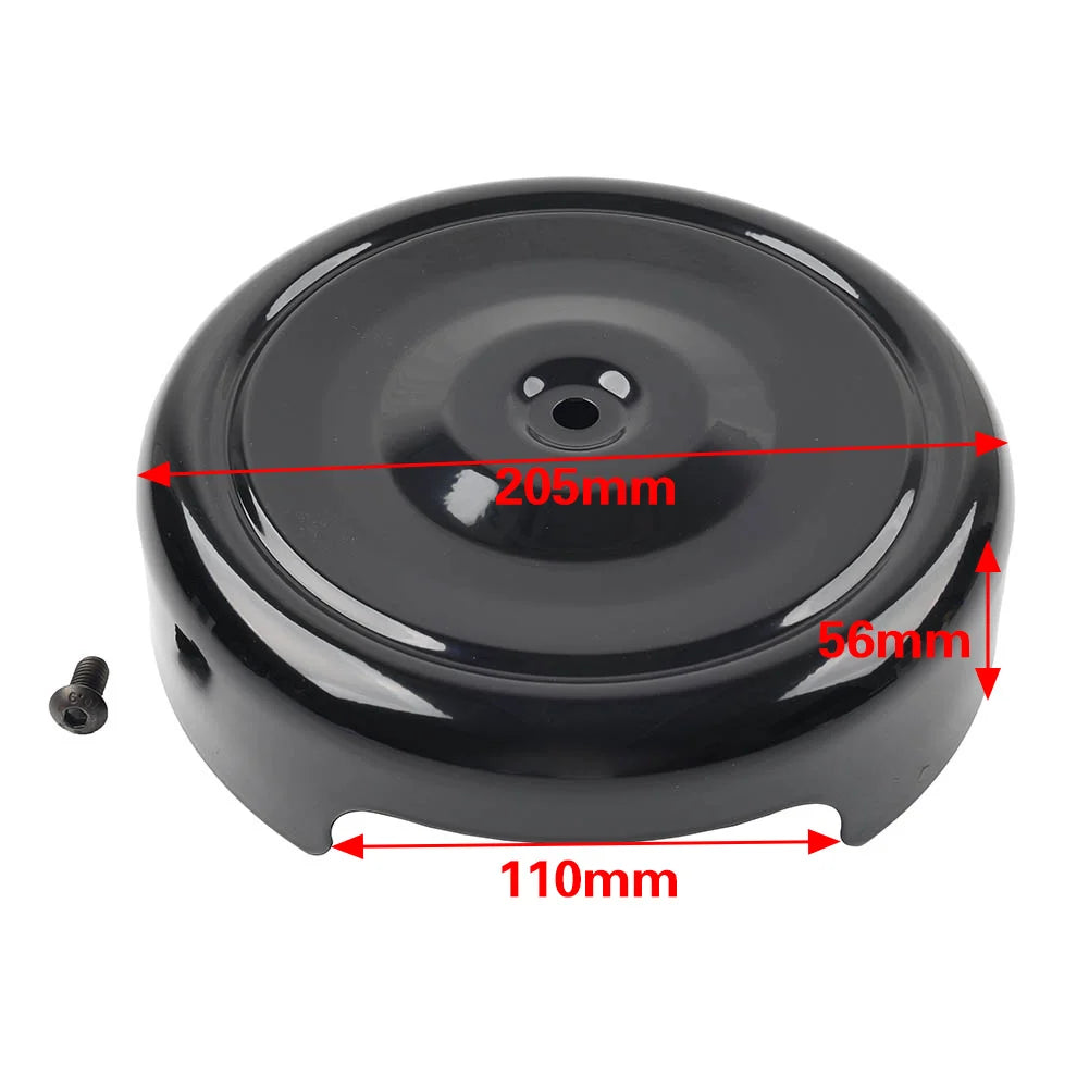Couvercle de filtre à air rond 8 pouces pour Harley Softail Sportster - vue 5