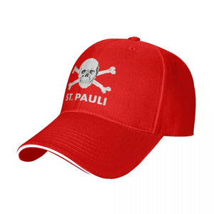 Casquette baseball noire motif tête de mort - vue de face - vue 11