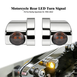 Mini clignotant arrière LED ambré pour Harley-Davidson Sportster - vue 8