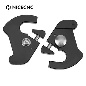 Kit de Loquets Rotatifs pour Support de Sacoches/Sissy Bar CNC pour Harley – photo 1/6