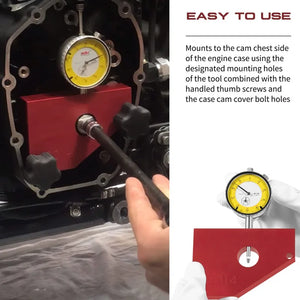 Outil de mesure du faux-rond de vilebrequin pour Harley M8 - vue 3