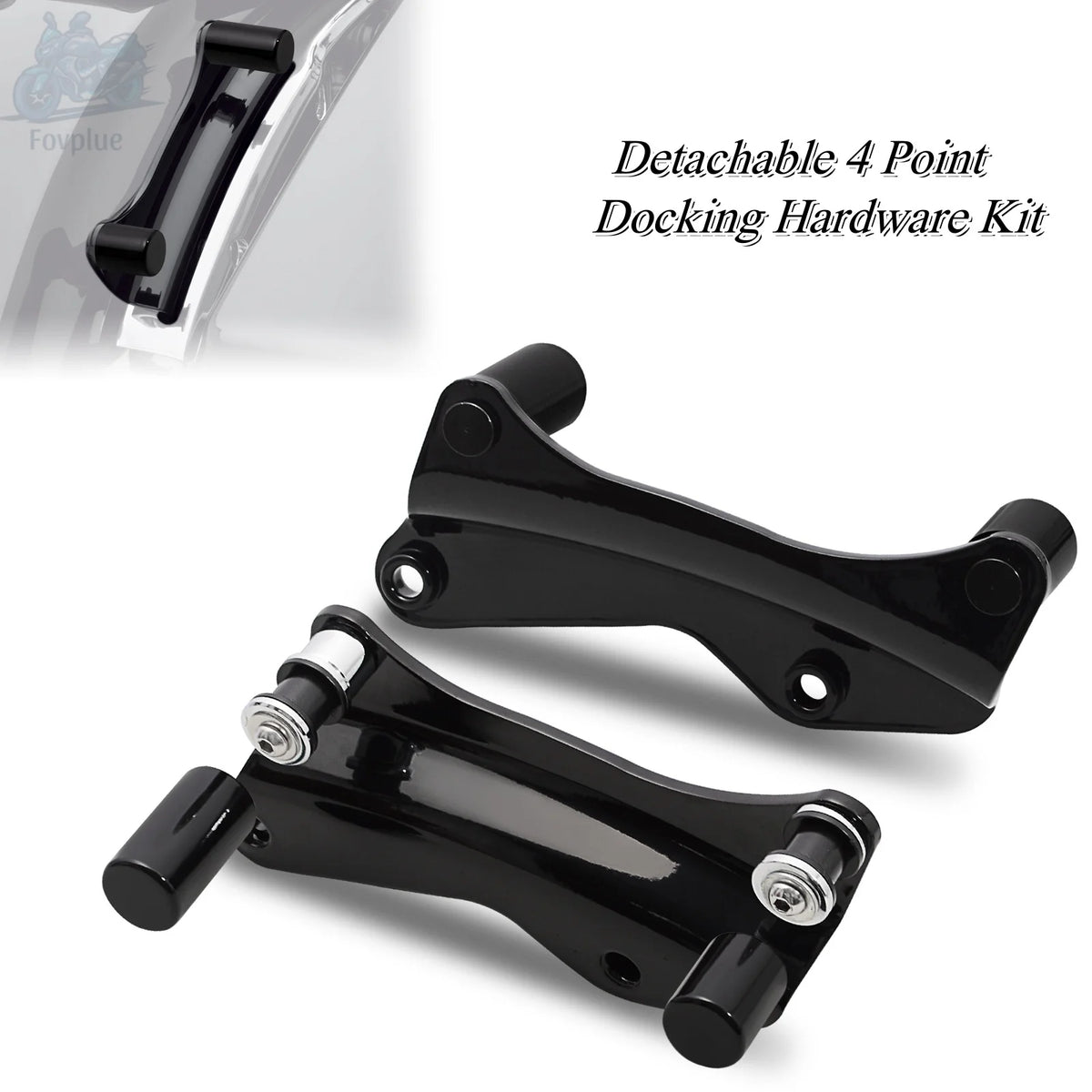 Kit de fixation amovible 4 points pour Harley Touring - vue 1