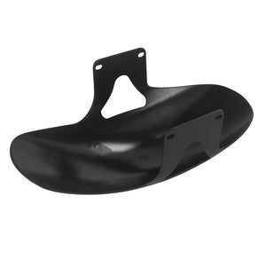 Garde-boue avant moto en fer noir brillant pour Harley-Davidson Softail Fat Boy - vue 2