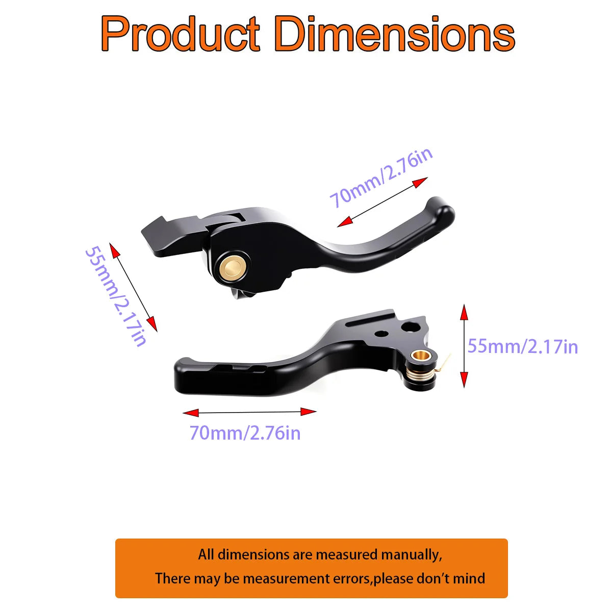 Leviers courts frein et embrayage pour Harley Touring 2023-2025 - vue 2